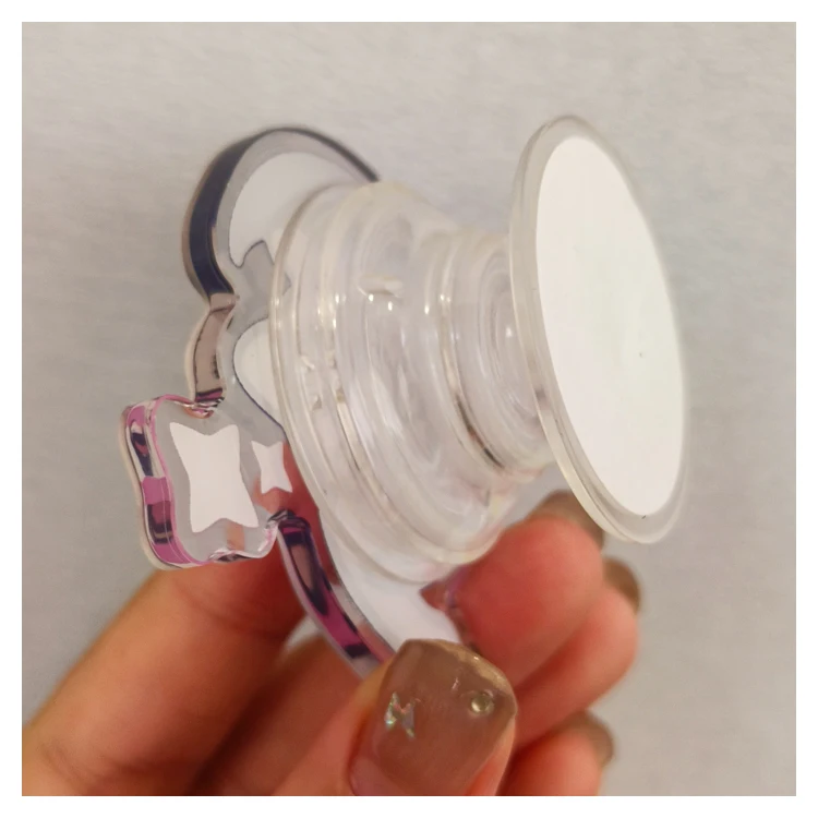 double side button acrylic photo accessories round promotional custom keychains