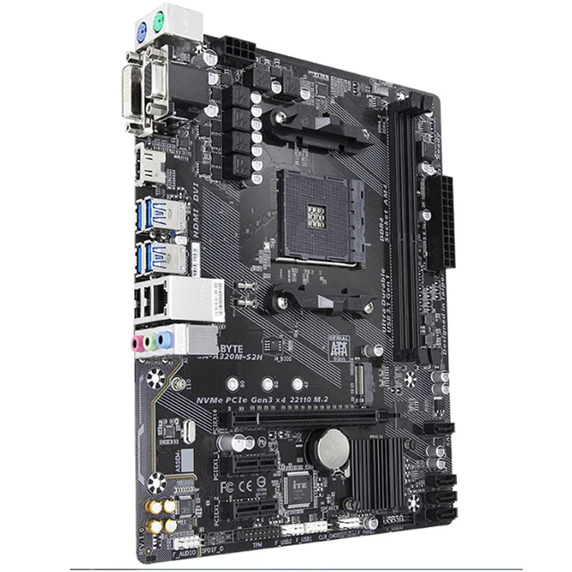 (GIGABYTE) A320M-S2H материнская плата AMD R3 3200 процессор 4-ядерный 8-поточный