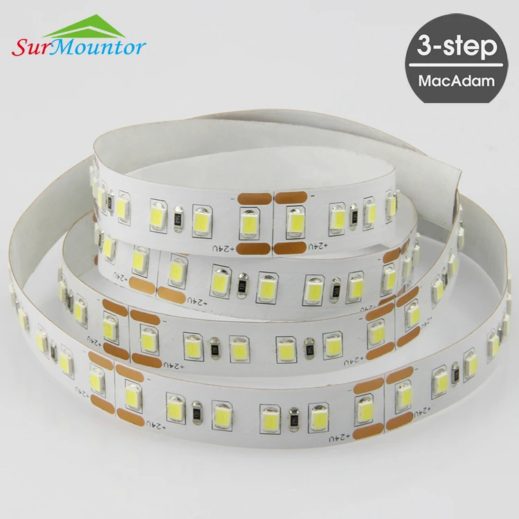 factory price 12v 24v 2835 Smd Led Strip Light 2835 5m roll 120 leds CI80 led strips with10mm PCB board
