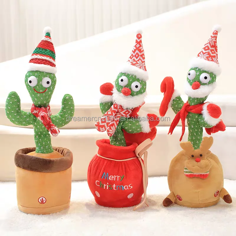 Customized dancing and swinging Christmas tree moving doll birthday gift for girlfriend plush toys