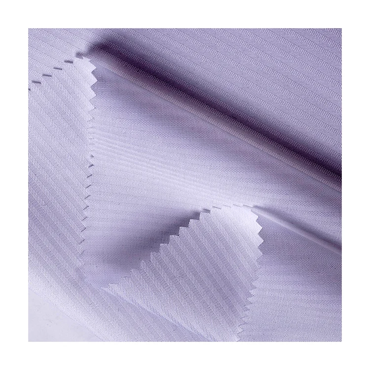 Polyester cotton cloth herringbone pattern