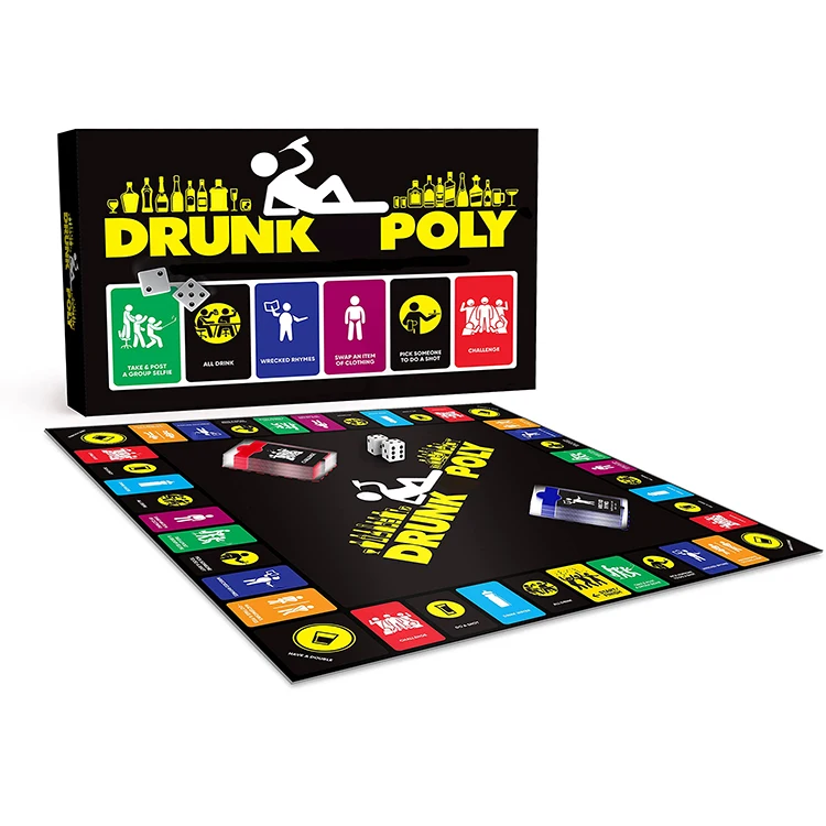 Wholesaler Full Color Printing Party Games Drunk Drinking Card Games Board Game Cards For Adult