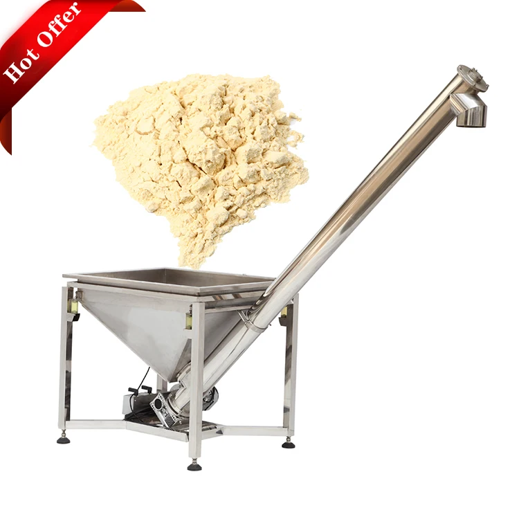 Вертикальный Наклонный шнековый питатель/шнековый конвейер подъемник лифт для муки сахара кофе