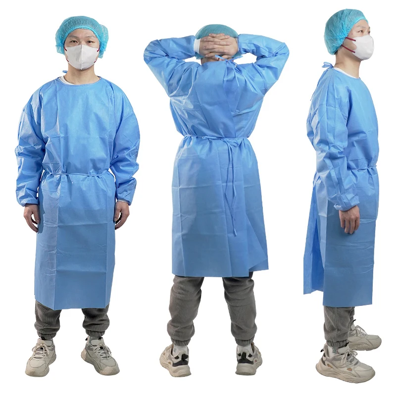 Factory Design EN13795 EN14683 Sterile Surgical Gown Disposable Surgeon Robe For Hospital Operating Gowns