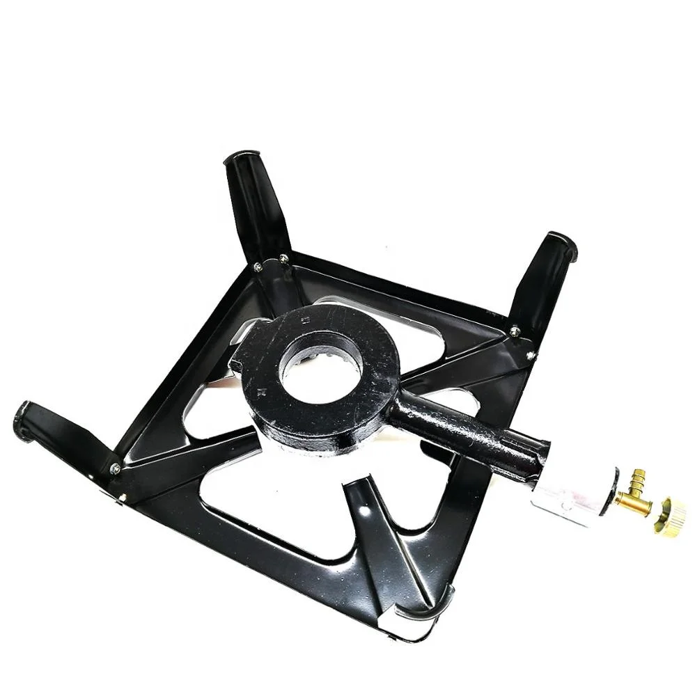 outdoor camping propane burner cast iron gas cooker wok stove italy model