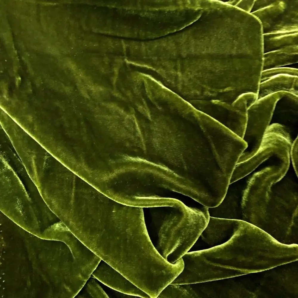 170gsm 44' Eco Friendly Silk Velvet Fabric 18%silk 82% rayon viscose velvet Silk Fabrics for garments and home textiles