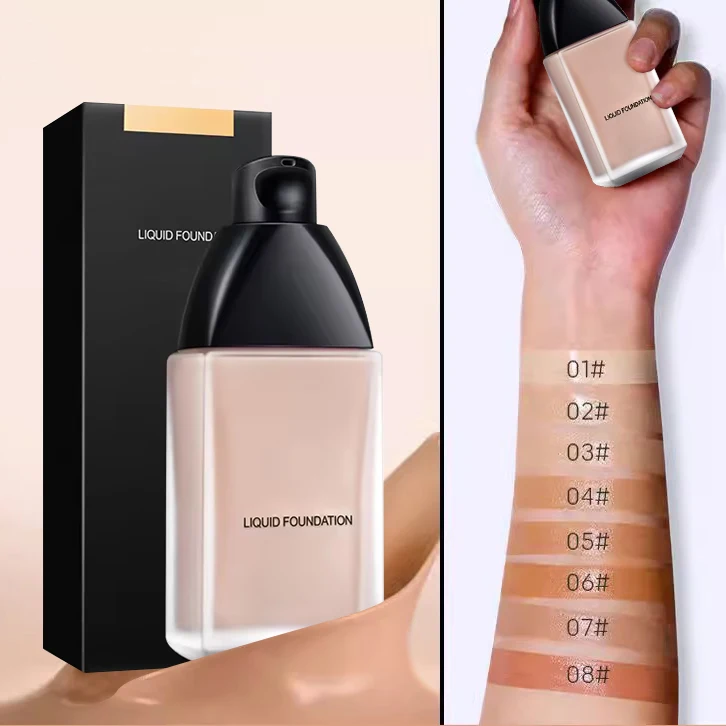 Wholesale Professional Concealing Vegan Foundation Matte Tonal Full Coverage Liquid Foundation