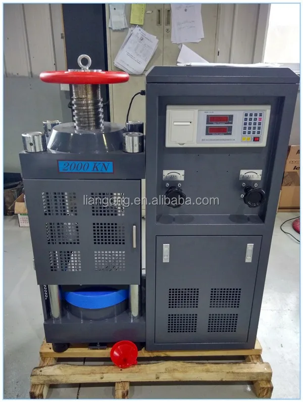 2000kN concrete testing machine for pressure YES-2000 Brick block compression tester
