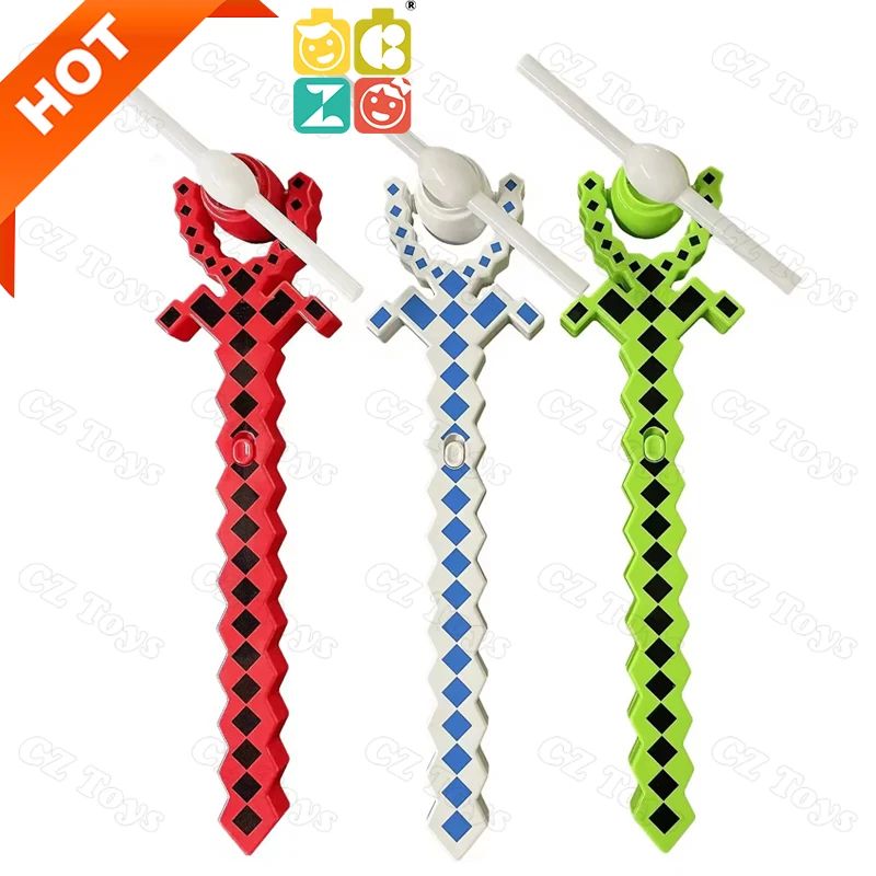 Light up windmill toys 5 light up pixel windmill for kids Spinning Windmill Luminous Toy For Child Gift