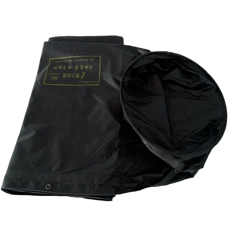 Customized flexible round black high pressure coal mine ventilation air vent duct