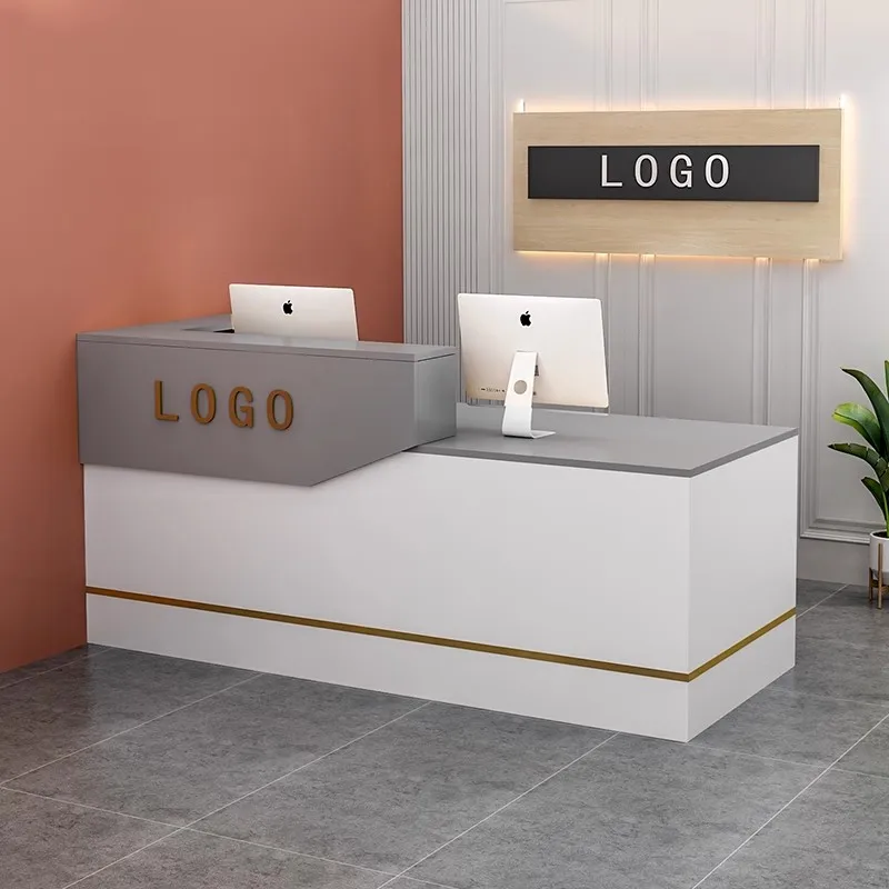 Cashier shop small bar table simple modern clothing supermarket beauty salon company reception desk