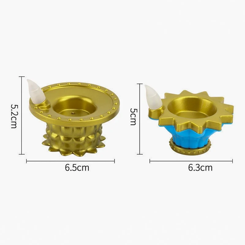 New Deepavali Festival Decoration Water Sensor Diya Light Small Floating Decoration Oil Lamp Diwali Simulation LED Candle Lamp