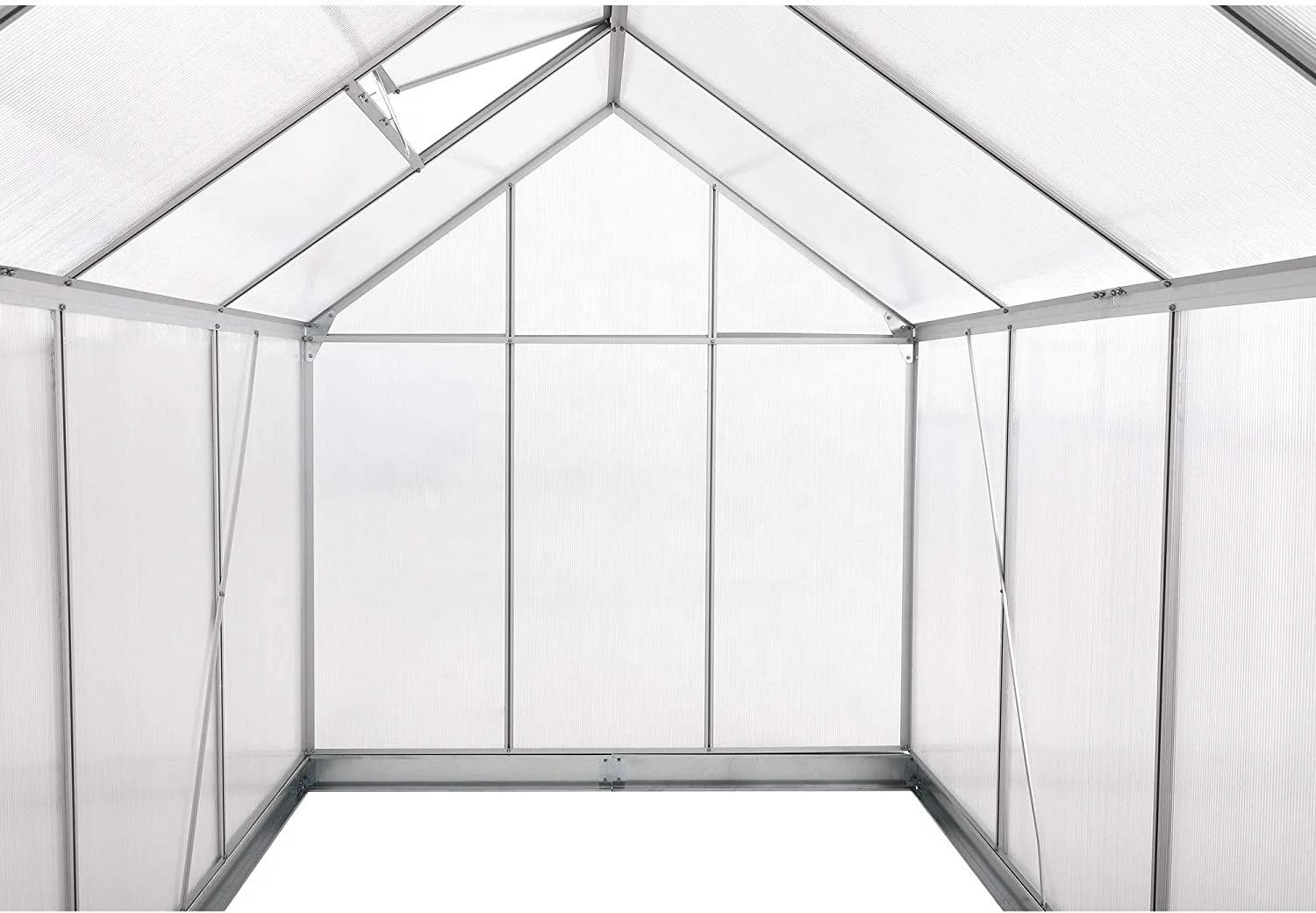 Aluminum Greenhouse Conservatory 4 Room Pc Sheet