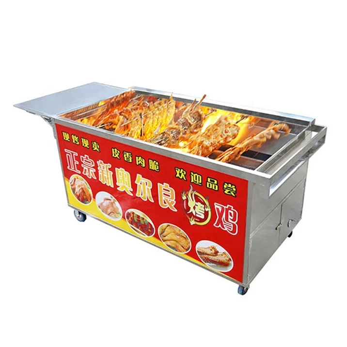 Various types grill chicken making machine
