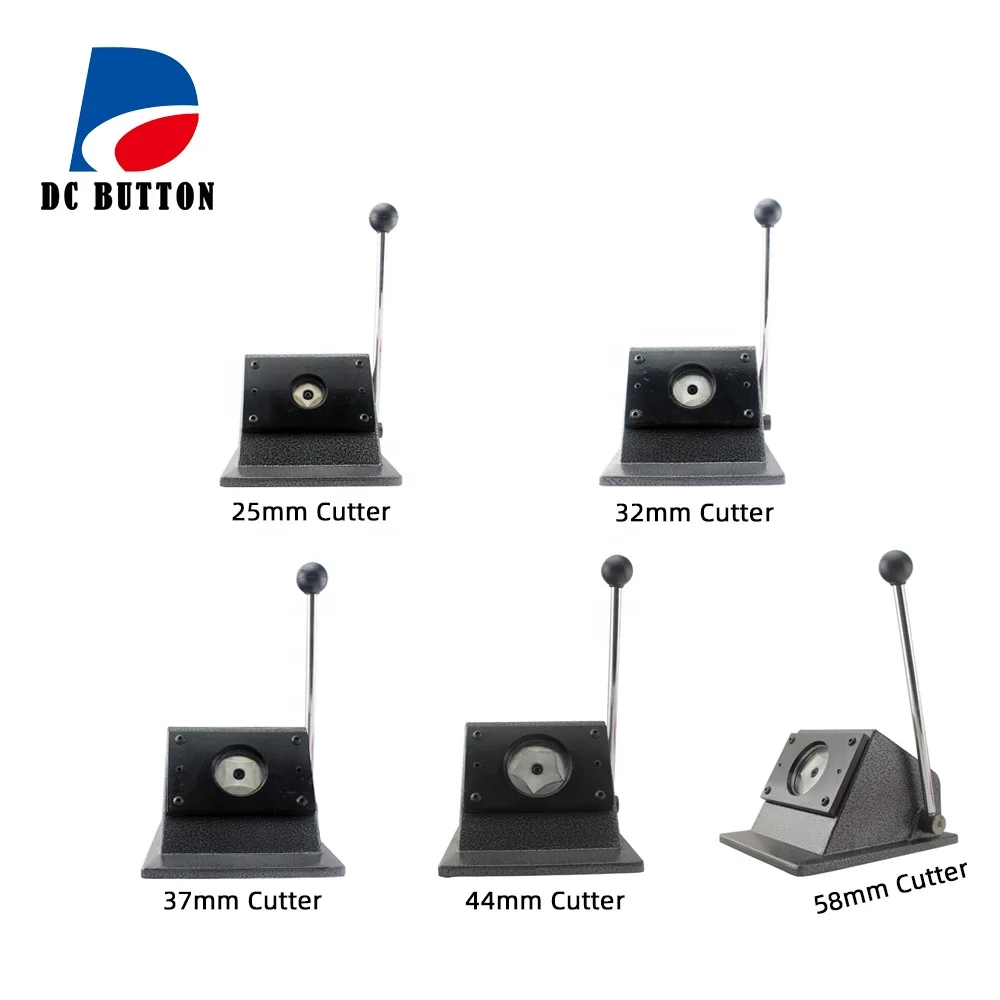 Резак для бумаги, пресс для булавок, 25,32,37,44,50,56,58 мм, размер машины для резки бумаги