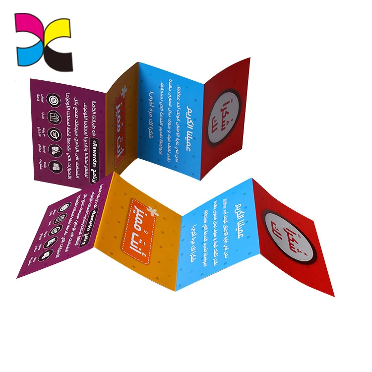 Матовая ламинированная Складная офсетная печать А5 флаеров