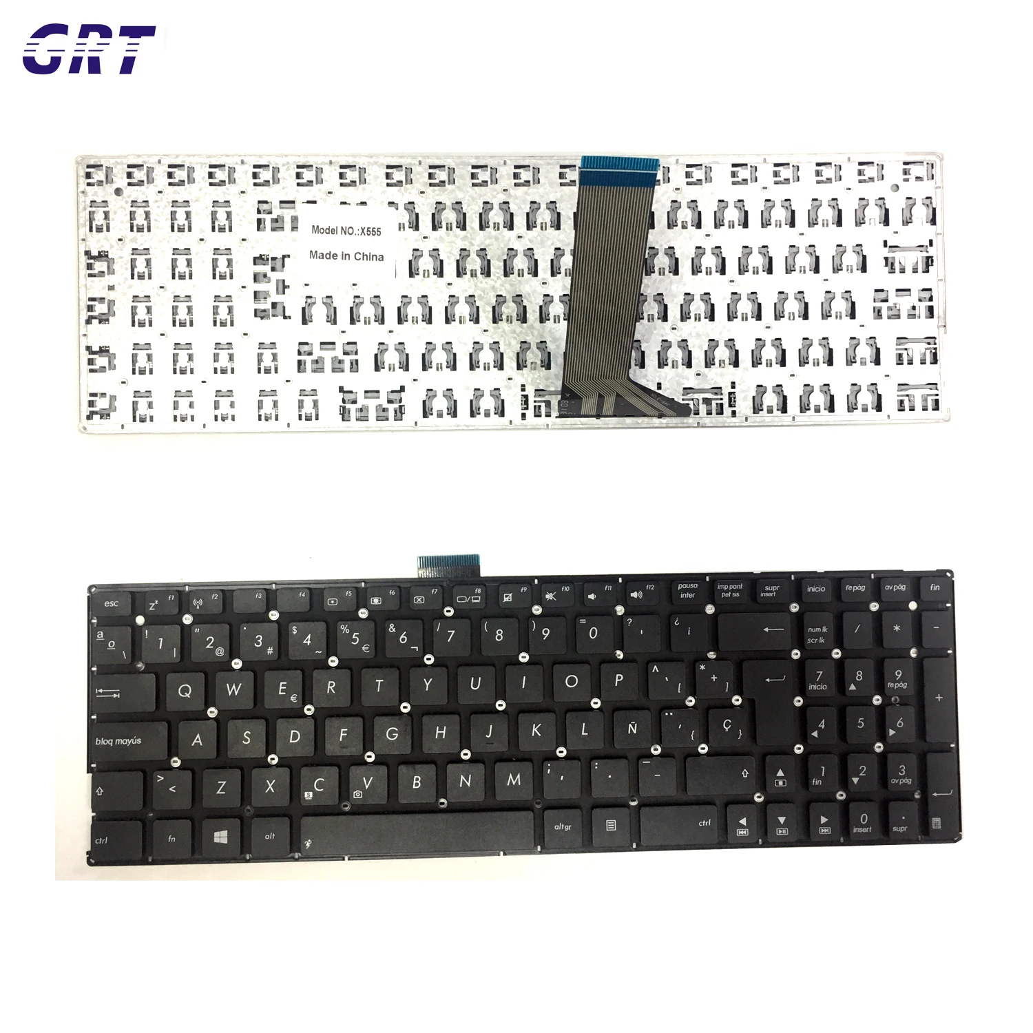 laptop keyboard For ASUS X555 X555L X555Y A555L F555L K555L X555L W509 W519 VM510 notebook spanish laptop keyboard