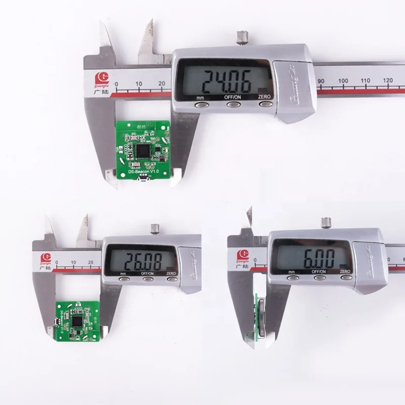 Mini Bluetooth 5.0 50 Meter UUID Programmable Push Button PCBA ibeacon BLE Beacon Tag