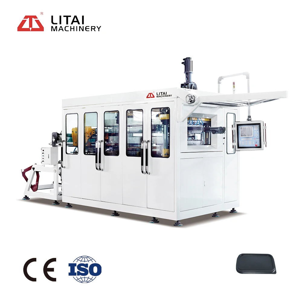 Термоформовочная Машина LITAI TQC-750 машина для производства пластиковых крахмала посуды