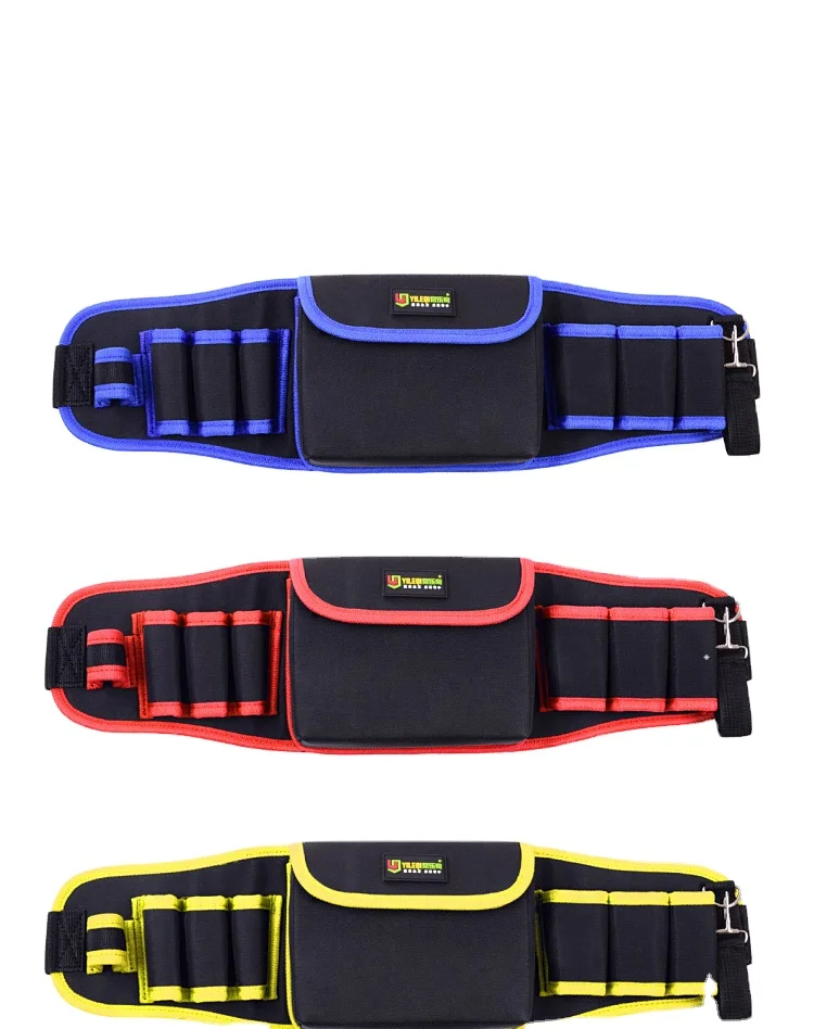 Y2 Nylon canvas leather polyester tool belt rolling roll up folding toolbag garden electrician waist tool bag eva tool bag OEM