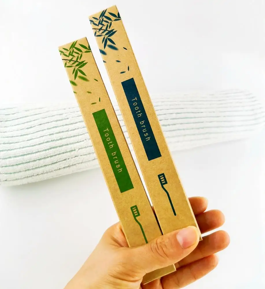 Wholesale disposable custom independent bamboo handle soft brush 100% organic bambu toothbrush