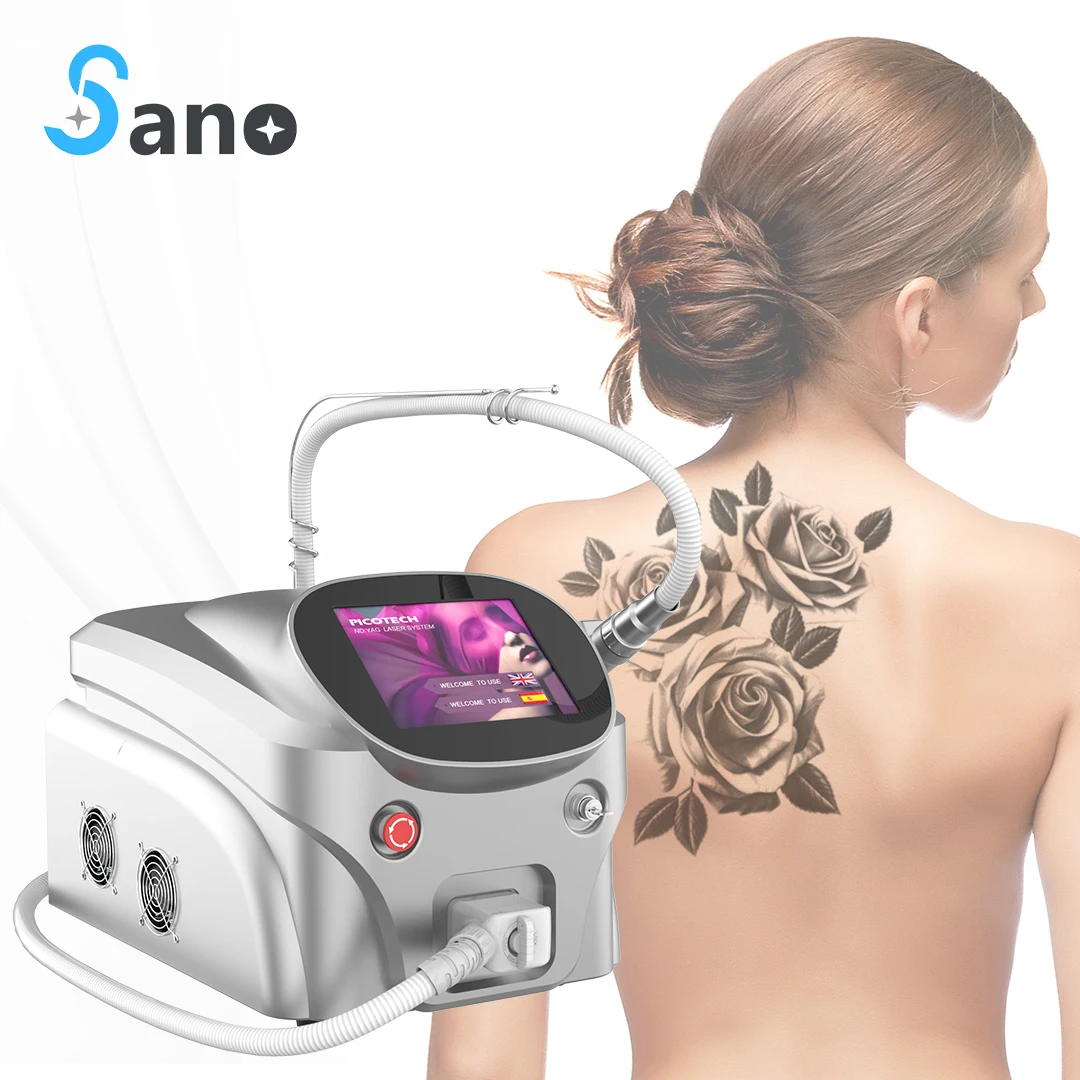 portable q switch nd yag pico laser picosecond laser carbon peel gun black doll treatment