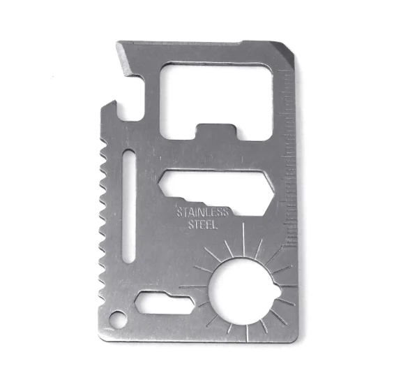 Oem Mini Pocket Card Life-saving Multifunctional Tools Outdoor Survival Tool