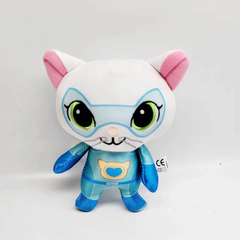 Custom Peluches Cartoon Cat Anime Figure Stuffed Animal Toys Superkitties Plush Christmas Gifts