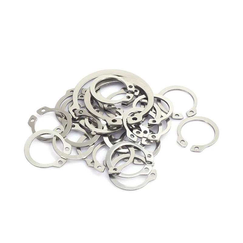 304 Stainless Steel External Retaining Washer Circlips Sack Retaining Snap Ring Split Washer