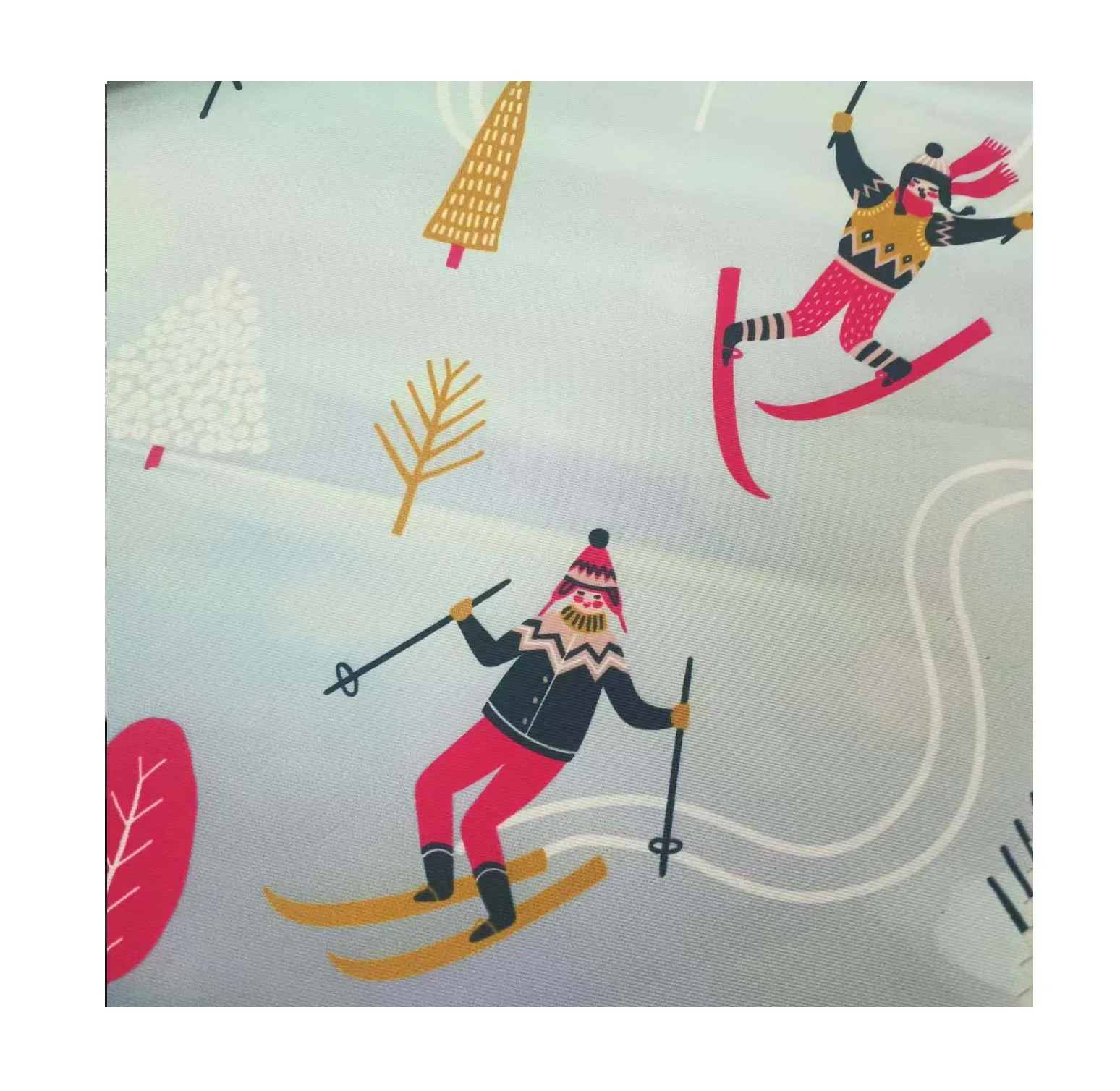 100% polyester printed polyester fabric for beach shorts customized patterns pvc coated fabric printing factory OEM ODM