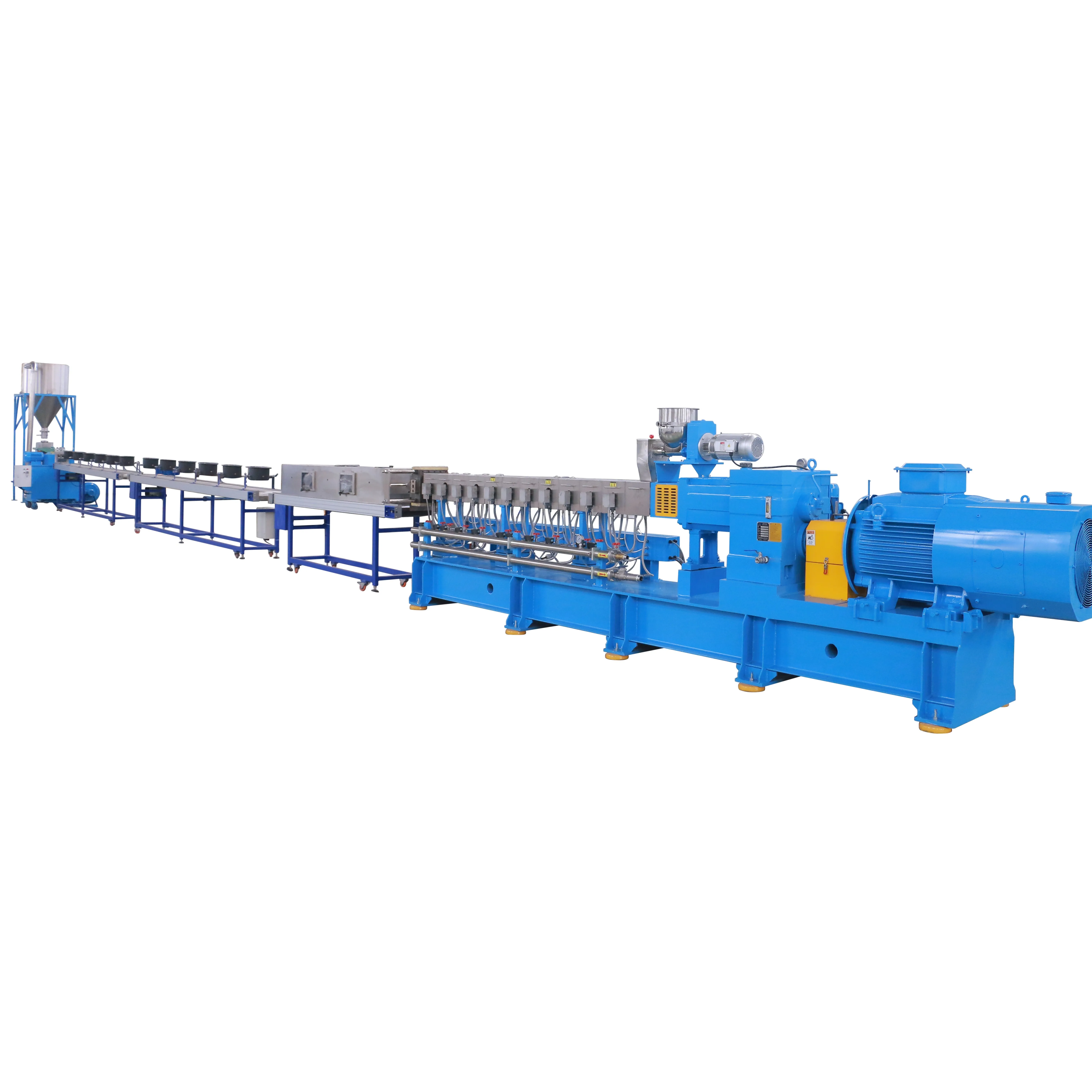 PBAT PLA PBS PGA PHA PPC+Starch or Calcium carbonate powder 65 Double screw pelletizing line