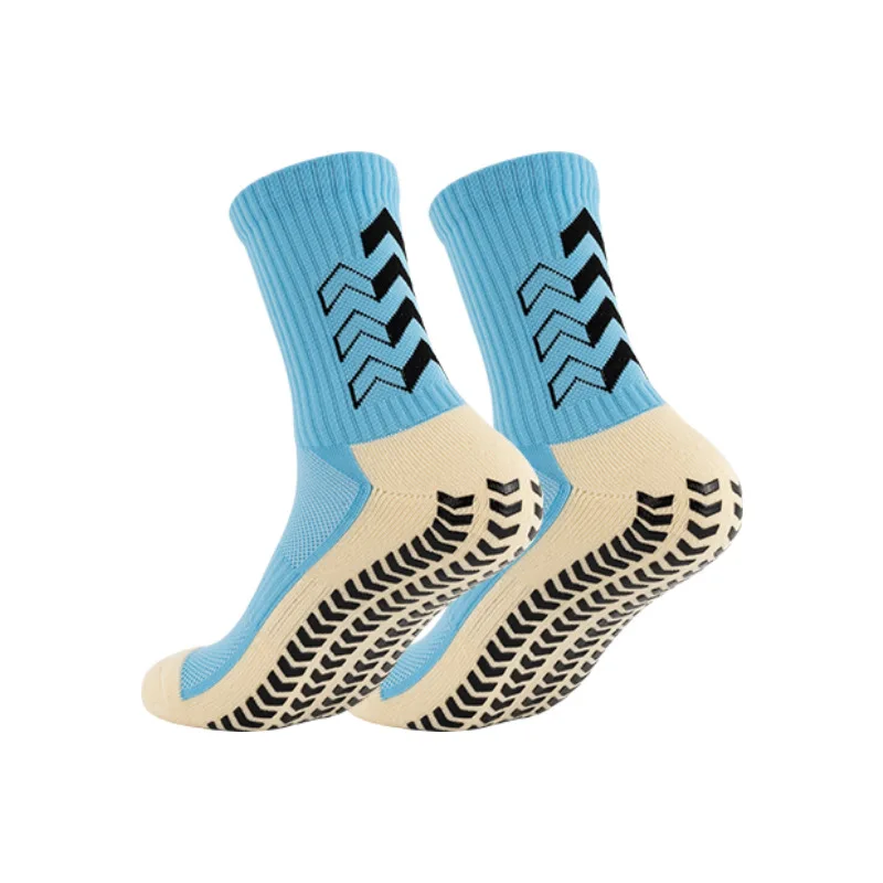 crew socks non-slip soccer sock running cycling nurse football