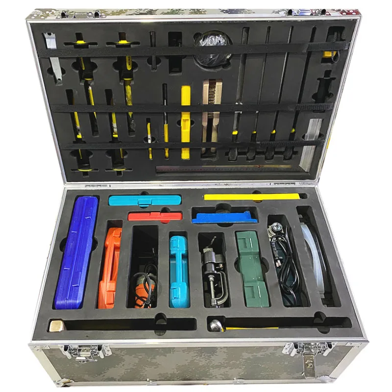 tool case Multi-function Aluminum Alloy Tool Box Suitcase File box Impact resistant safety Instrument box with foam lining
