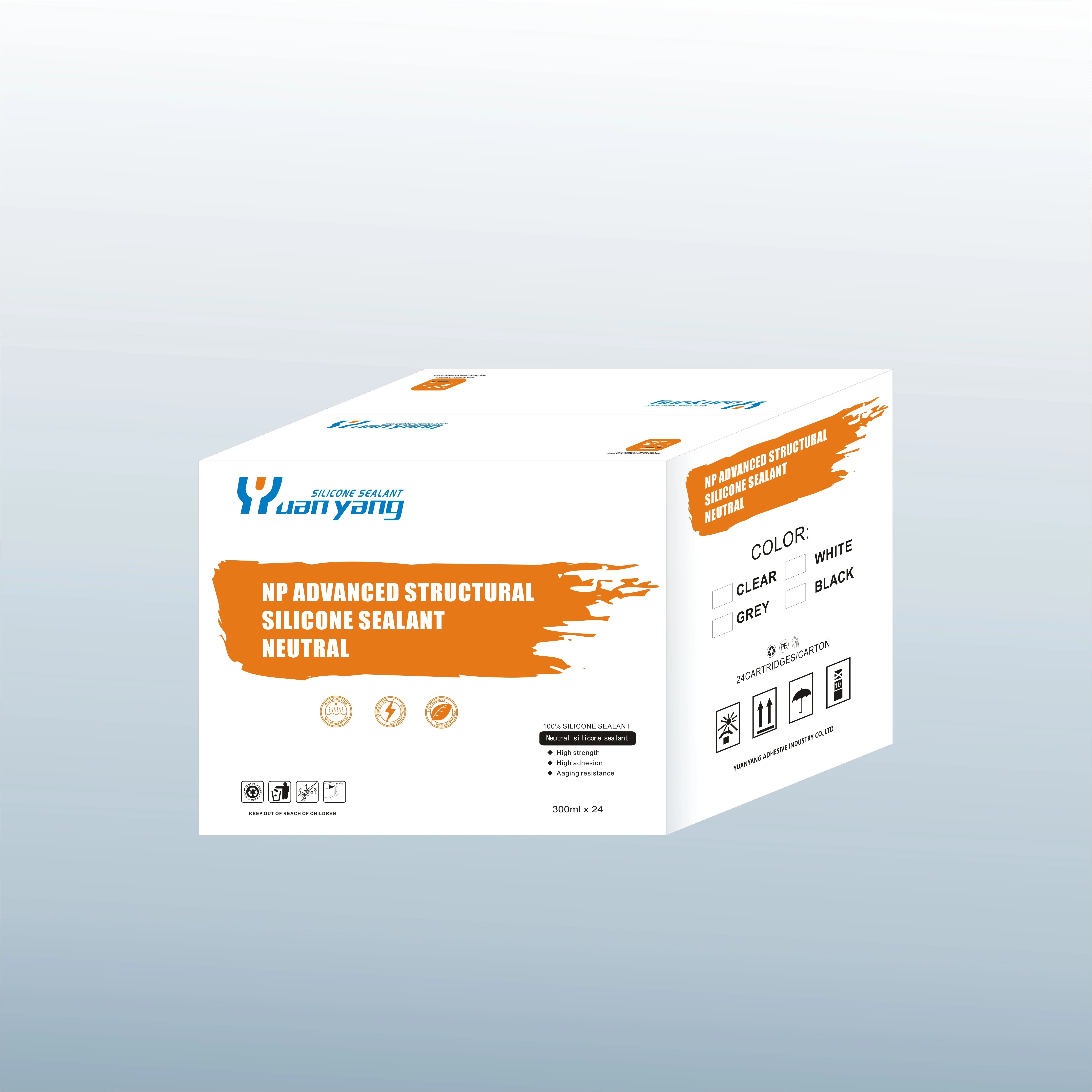 High electrically conductive silicone adhesive/glue sealant neutal weatherproof silicone sealant
