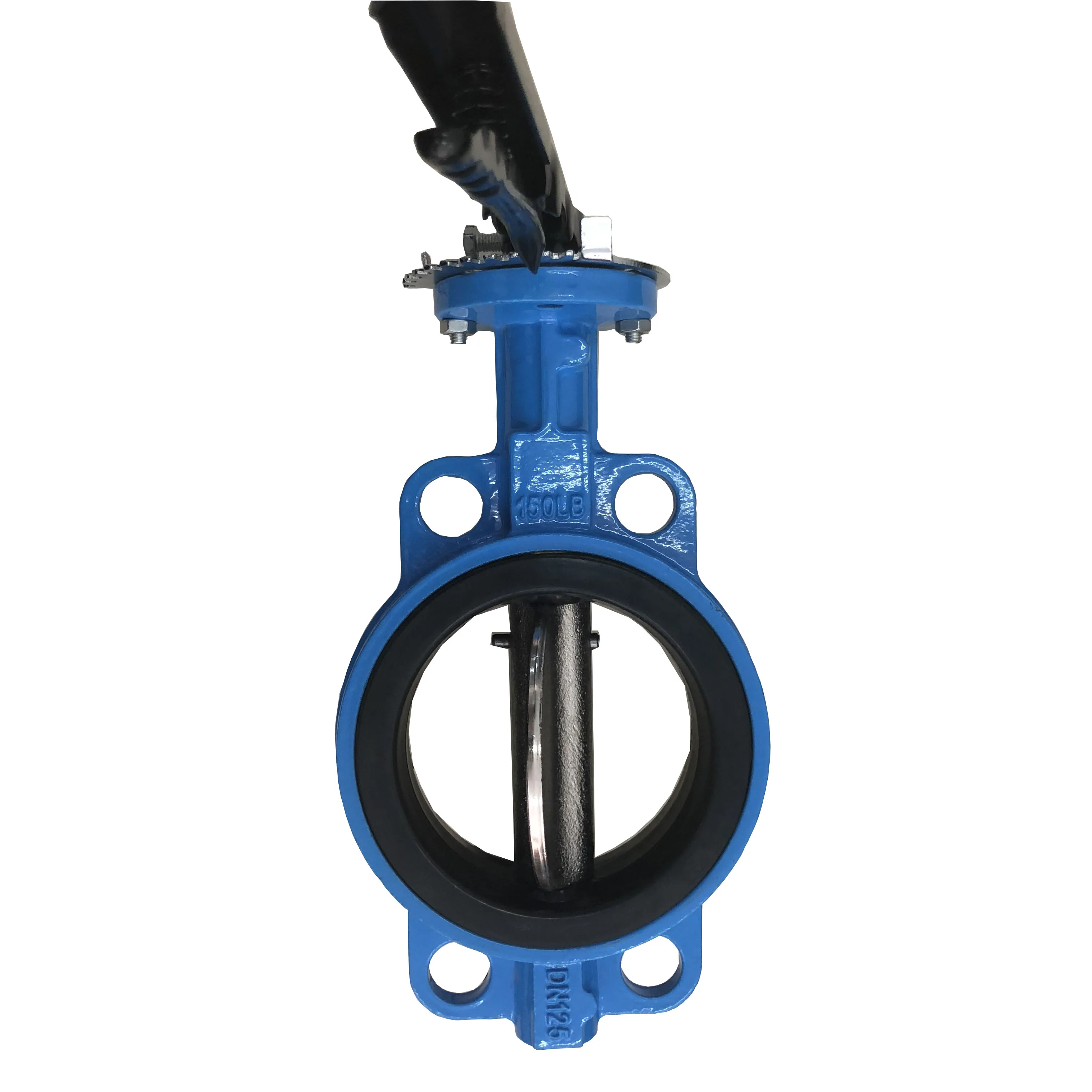 
PN10 PN16 Soft seal center line butterfly valve with ductile iron handle to clampThe short body butterfly valve 