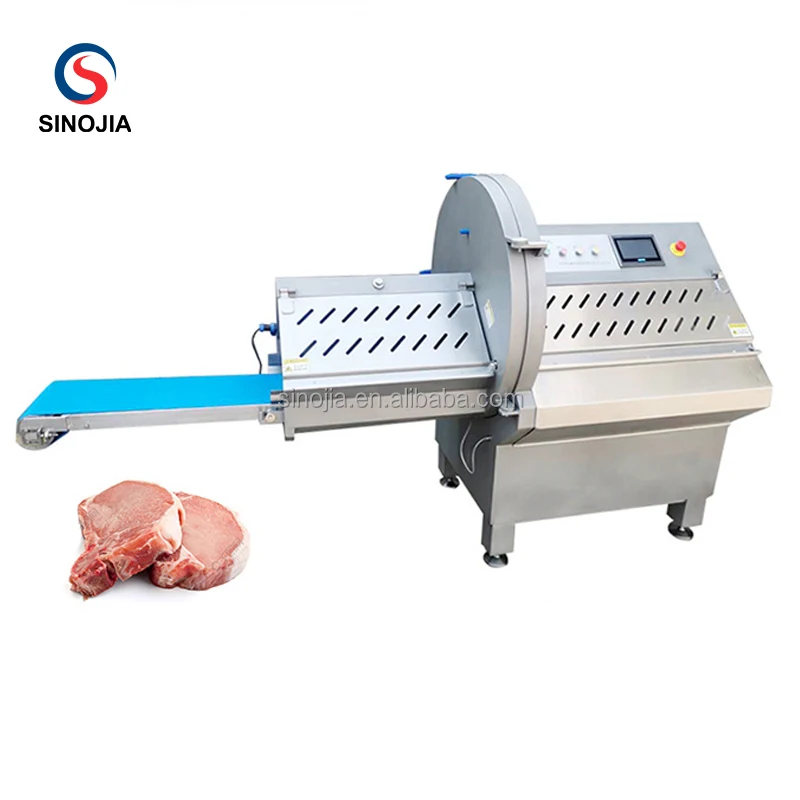 Made in China Frozen Meat Chopping Slicing Machine / Bacon Cutting Machine For Pork Beef Lamb