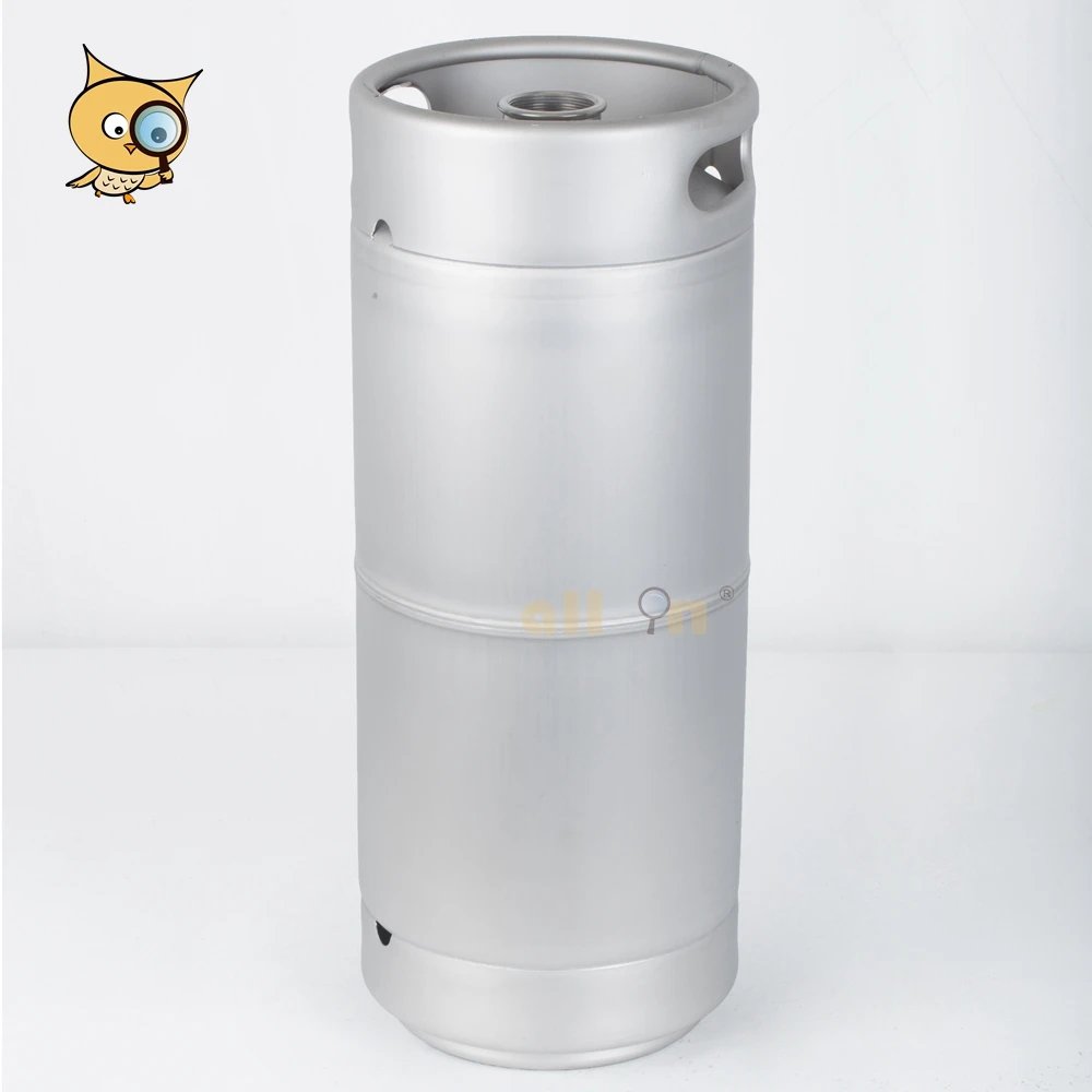 ALL IN Factory Supply 304 Stainless Steel 20L for Commerical Brewery  US 5.16 Gallon Slim Stackable Bottom Beer Keg  Beer Barrel