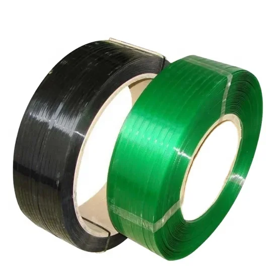 EcoFriendly Green Embossed PET Strap Polyester Strapping Roll for Brick Pallet Industry