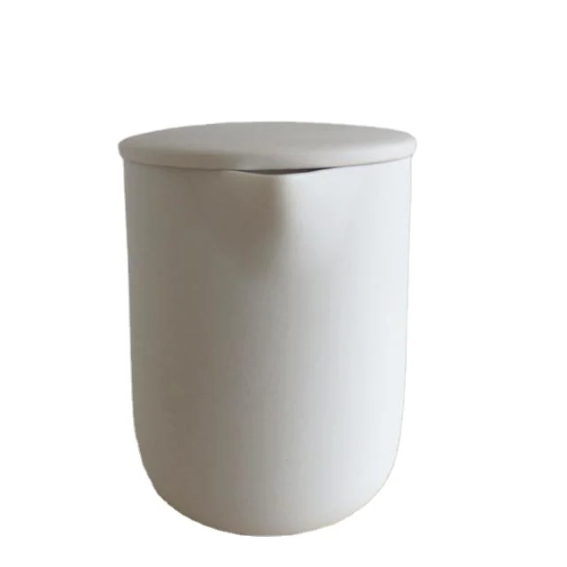 UOBOBO 120 ml 4 oz empty oil massage candle jar with pouring spout and lid for massage