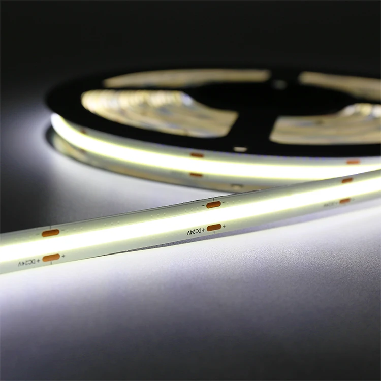 5m dc12v 24v 420led 8mm FPC Flexible fob strip cob led lights for home decoration