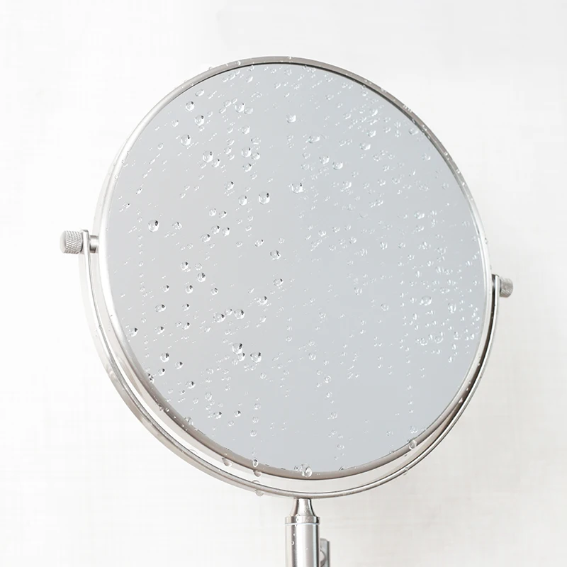 Norhs Wholesale Custom Size Bathroom Aluminum Frame Makeup Wall Mirror Round 360 Rotary Magnifying Mirrors