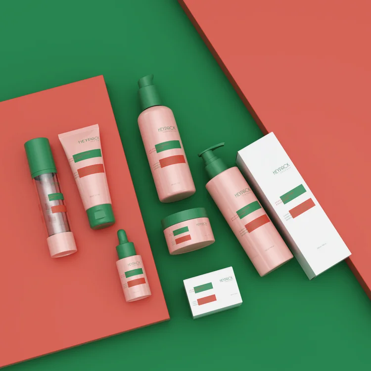 Eco-friendly recycling clear amber PET plastic 100ml 200ml 250ml hair shampoo body gel pump bottle packaging