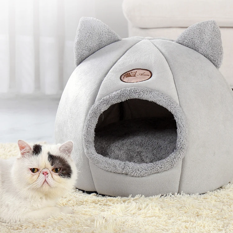 2021 Hot selling Luxury cotton hamster pet bed small super soft pet bed pet cave bed