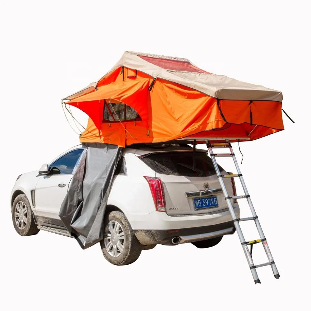 Custom-Made Roof Top Outdoor Camping Tent 3-4 Person High Quality Soft Shell Car Tent