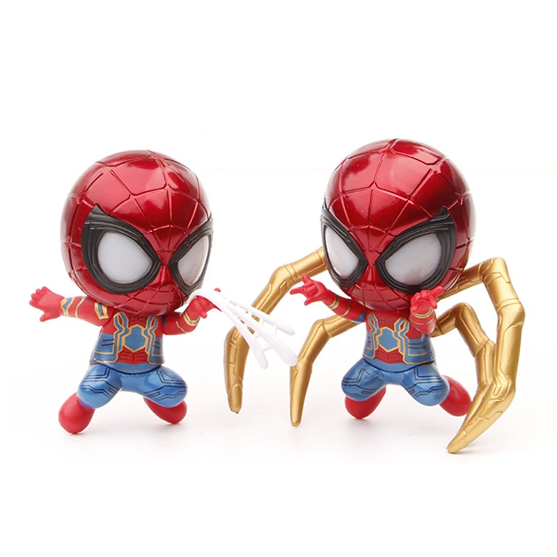 Custom resin movie cartoon characters ornaments Marvel super hero toys Spiderman action figure