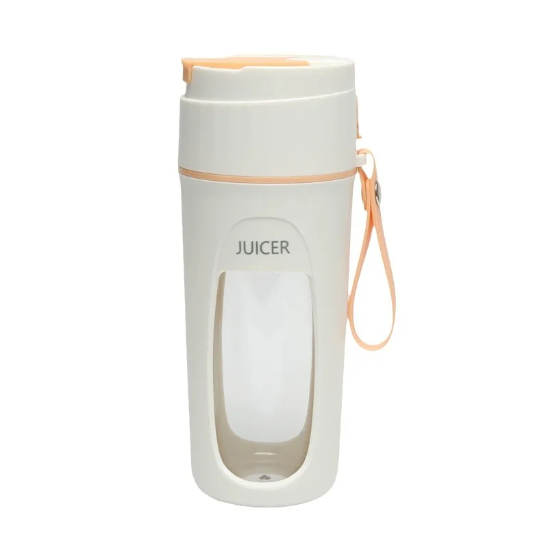 340ml Portable Juicer Blender USB Mini Mixeur for Student Office Personal Use Fruit Juice Machine 6/8/10 Blades