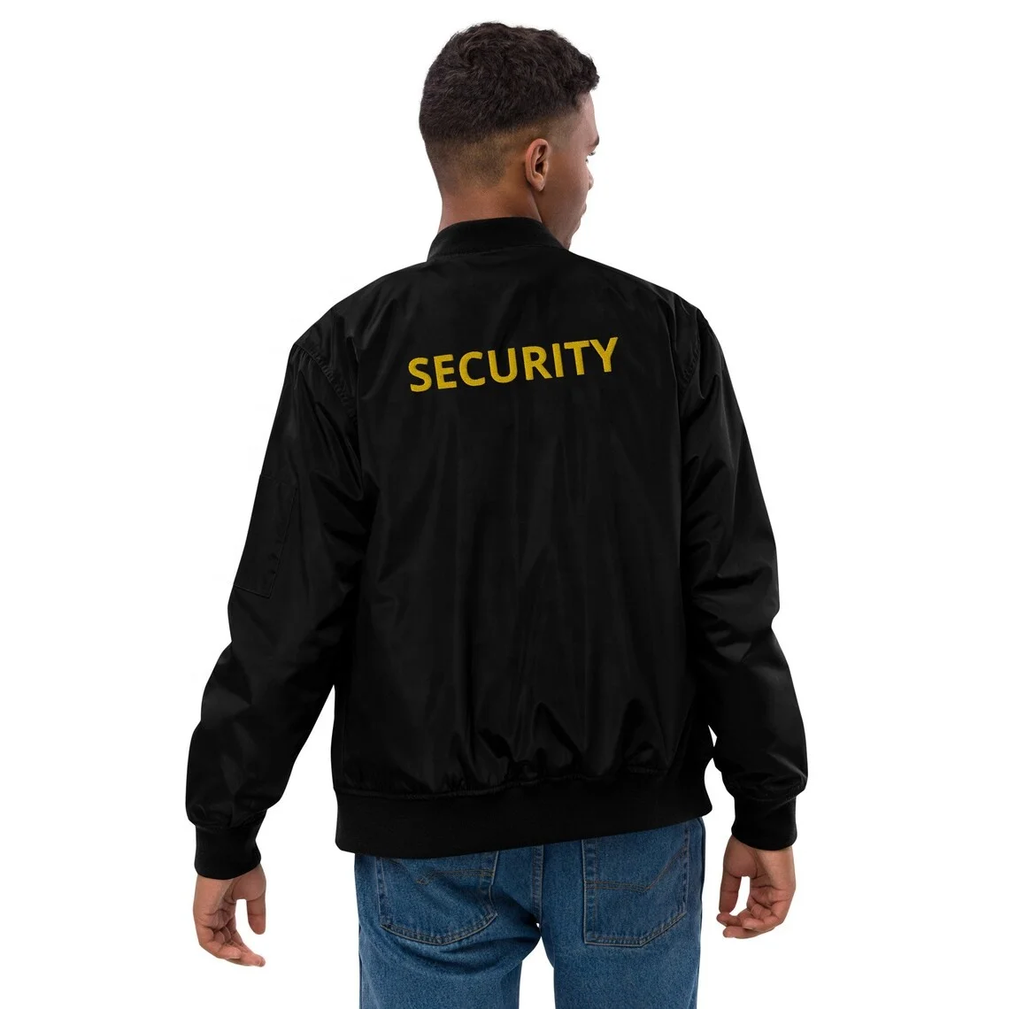 High quality design security guard uniform training Soft Shell Jacket Full Zip coat