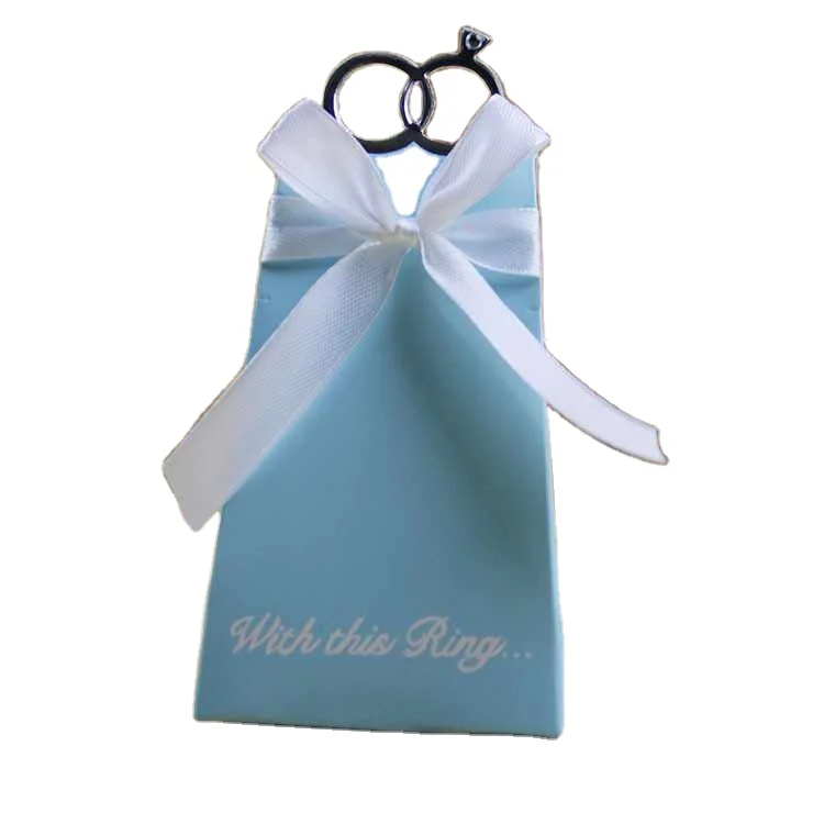 Ring Style Gift Box Candy Favors Paper Bag Wedding decoration