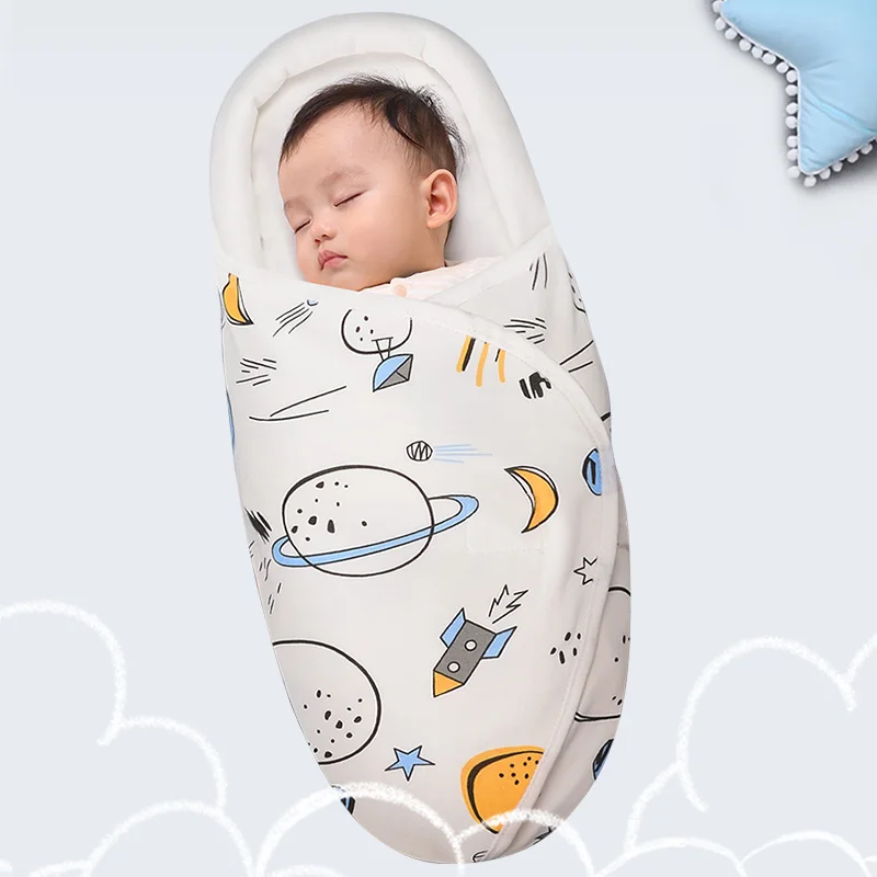 Baby sleeping bag cotton cute stars and moon newborn sleeping bag swaddle wholesale can be customized