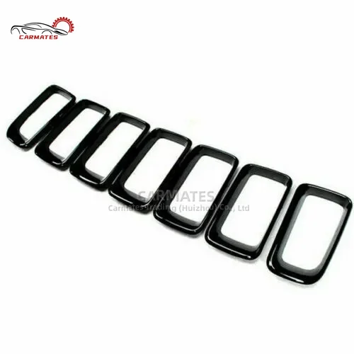 CARMATES Brand new Radiator Grille Trim Ring Kit 68192204AA for Jeep Compass 2011 2012 2013 2014 2015 2016
